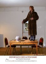 Flyer 'Der Besuch der alten Dame'